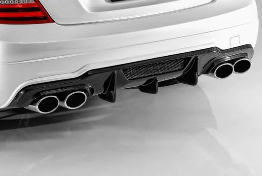 AeroLuxe Mercedes Benz 12-14 W204 Spec-V Carbon Fiber Rear Diffuser