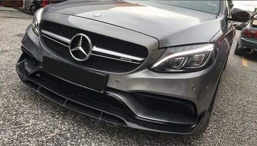 AeroLuxe Mercedes Benz W205 15-21 C63 AMG Sedan Spec-BRS Carbon Fiber Front Lip