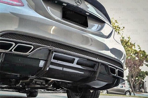 AeroLuxe Mercedes Benz 15-21 W205 C63 AMG Sedan Spec-GTP Carbon Fiber Rear Diffuser