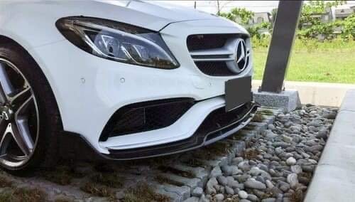 AeroLuxe Mercedes Benz W205 15-21 C63 AMG Coupe Spec-BRS Carbon Fiber Front Lip