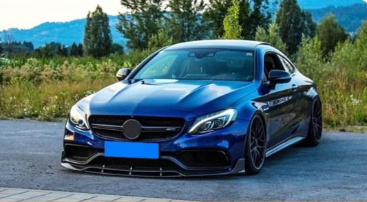 AeroLuxe Mercedes Benz W205 15-21 C63 AMG Coupe Spec-BRS Carbon Fiber Front Lip