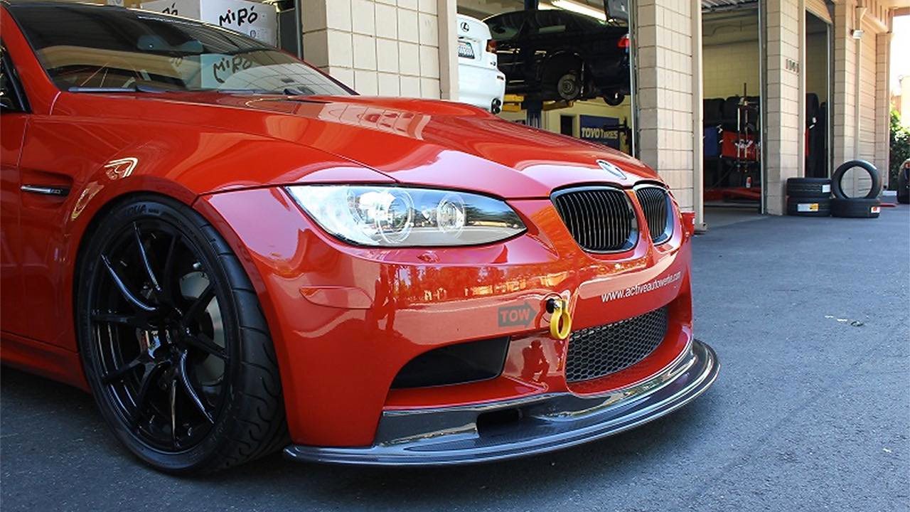 AeroLuxe BMW E9X M3 Spec-AK2 Carbon Fiber Front Lip