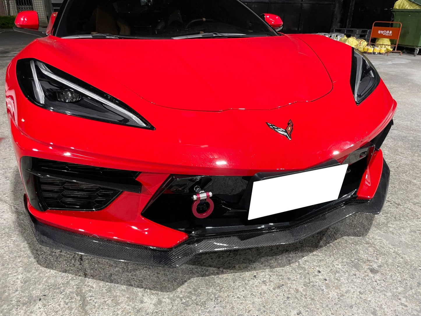 AeroLuxe C8 Corvette Spec-Z51 Carbon Fiber Front Lip