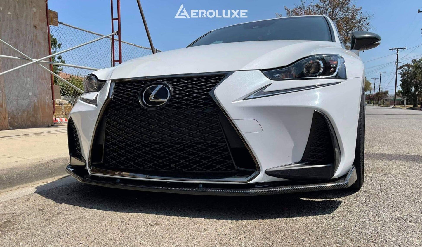 AeroLuxe 17-18 Lexus IS Spec-ML Carbon Fiber Front Lip