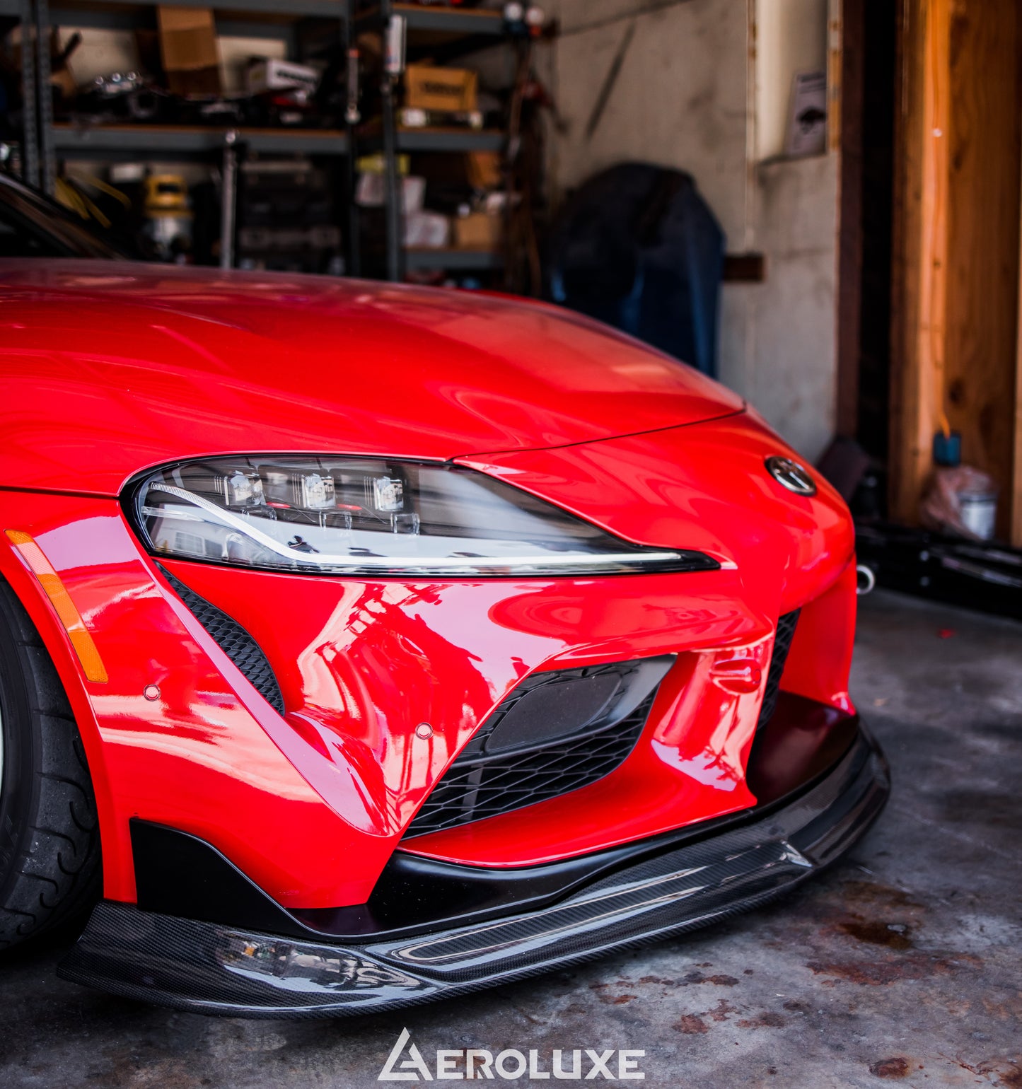 AeroLuxe MkV Supra Spec-HT Carbon Fiber Front Lip