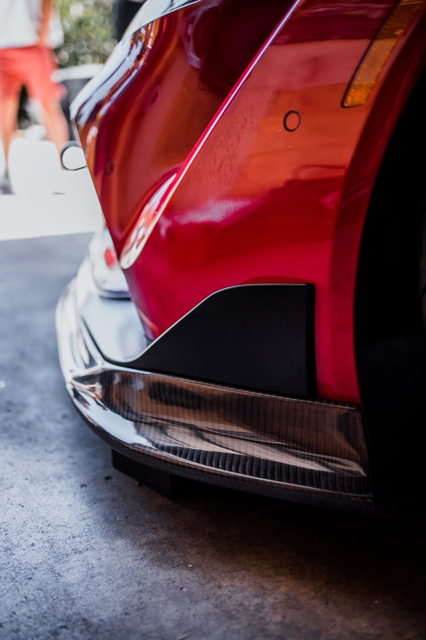 AeroLuxe MkV Supra Spec-HT Carbon Fiber Front Lip