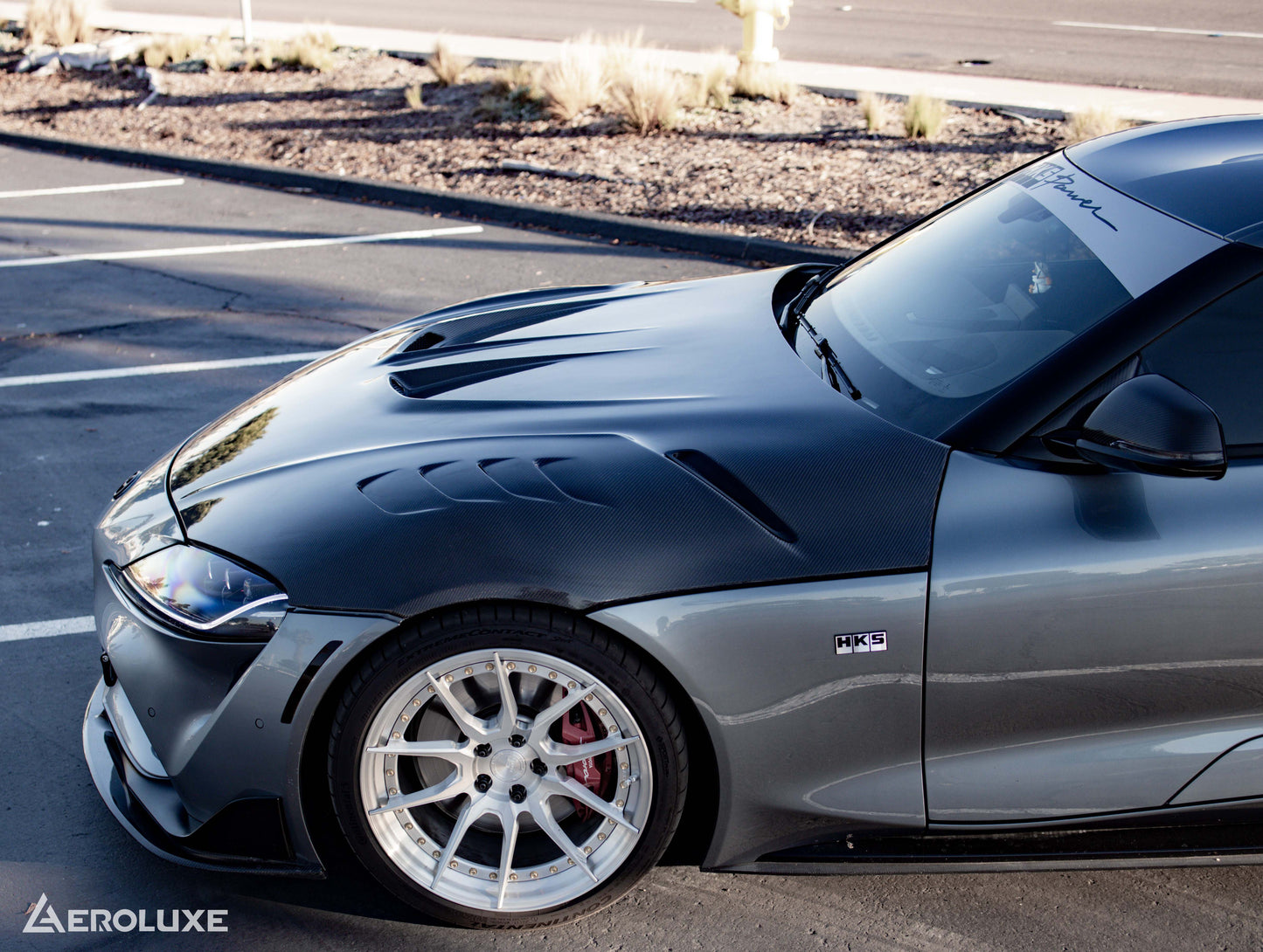 AeroLuxe MkV Supra Spec-LB Carbon Fiber Hood