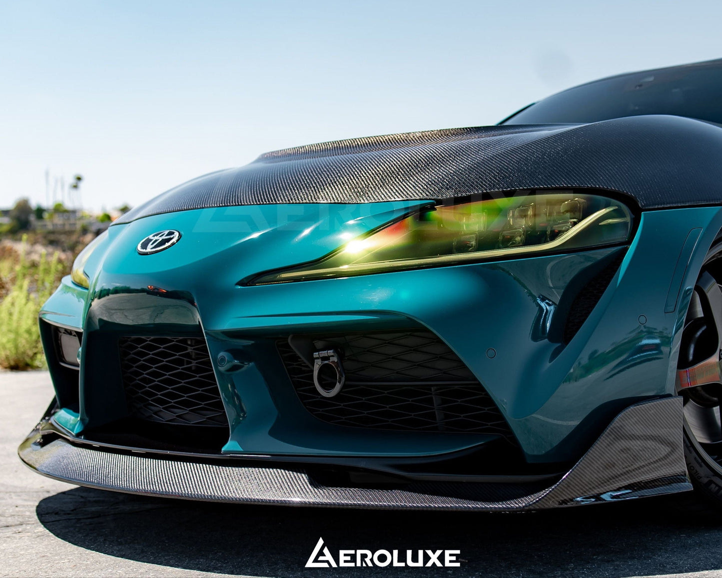 AeroLuxe MkV Supra Spec-AG V2 Carbon Fiber Front Lip