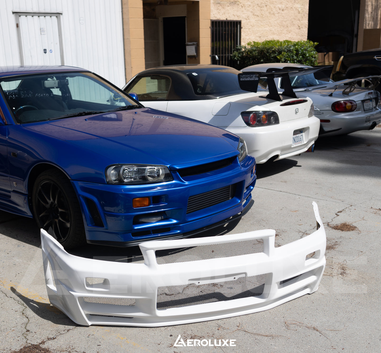 AeroLuxe R34 Spec-ZTN FRP Front Bumper