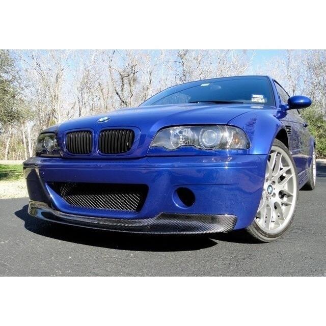 AeroLuxe BMW E46 M3 Spec-CSL Carbon Fiber Front Lip (For CSL Bumper)