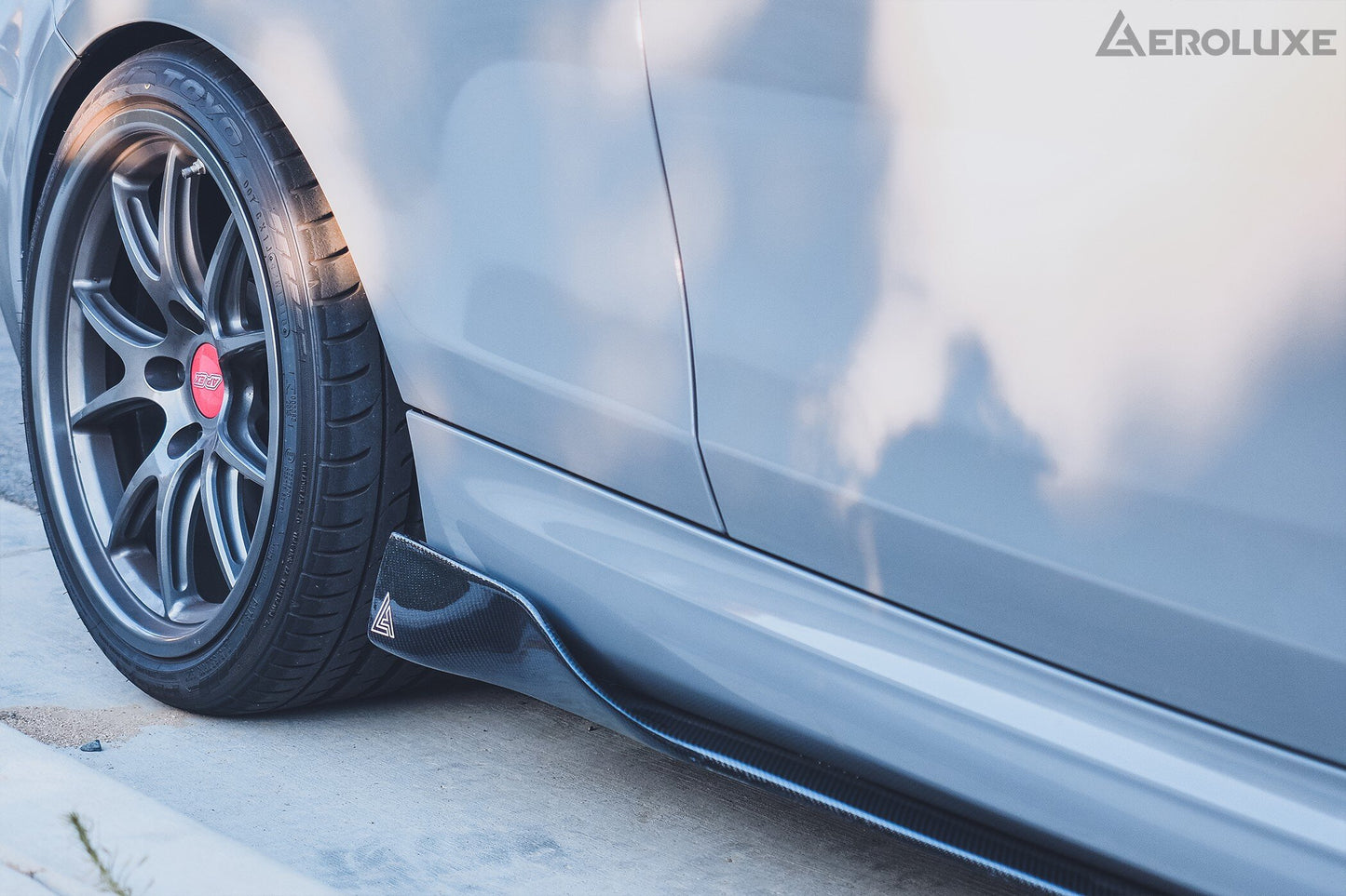 AeroLuxe BMW 1 Series/1M Spec-M Carbon Fiber Sideskirt Extension