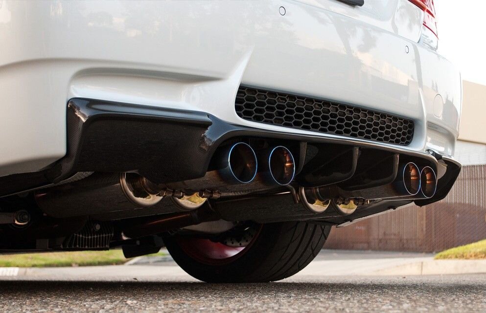 AeroLuxe BMW E9X M3 Spec-V Carbon Fiber Rear Diffuser