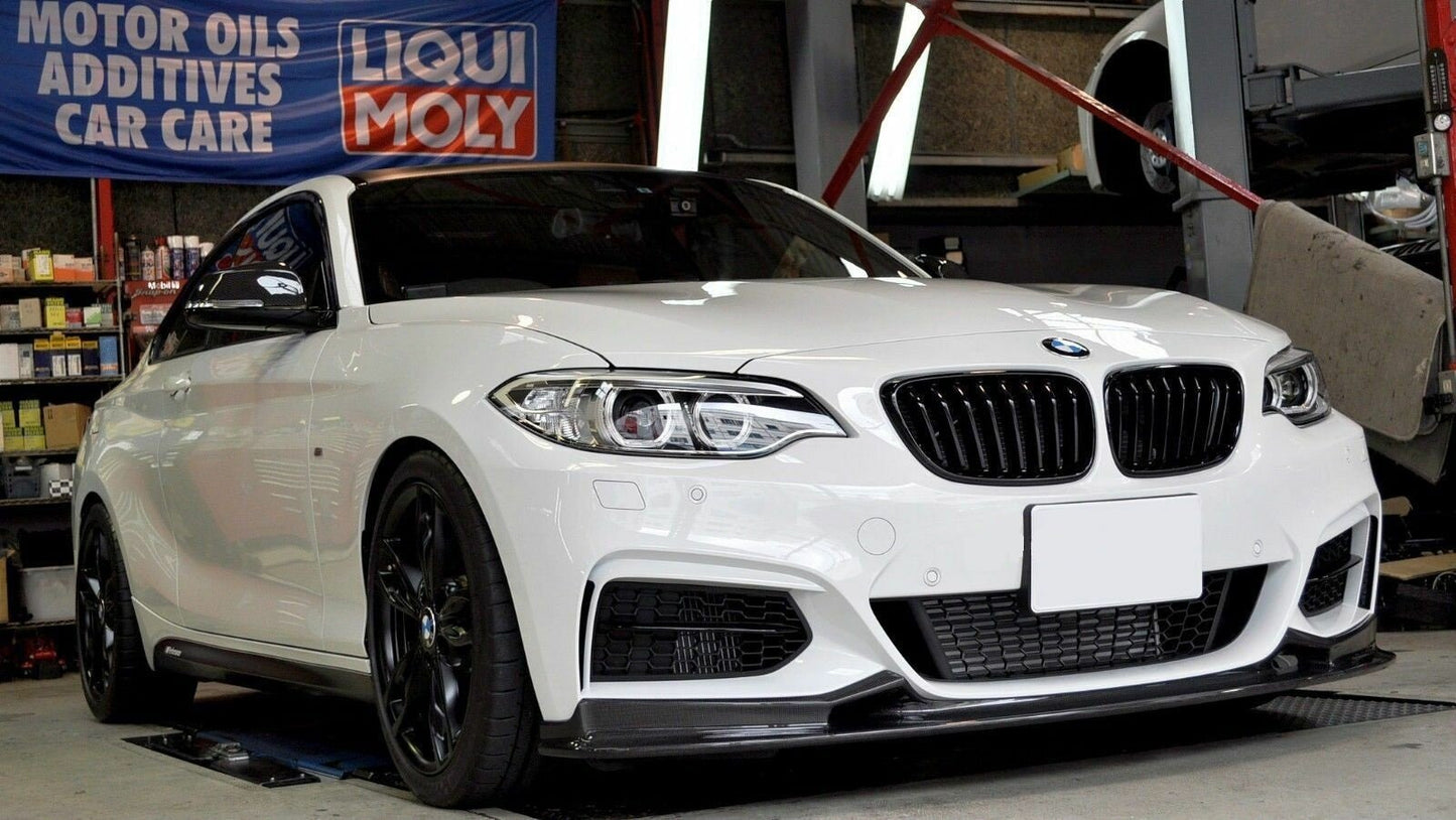 AeroLuxe BMW F22/F23 Spec-3D Carbon Fiber Front Lip