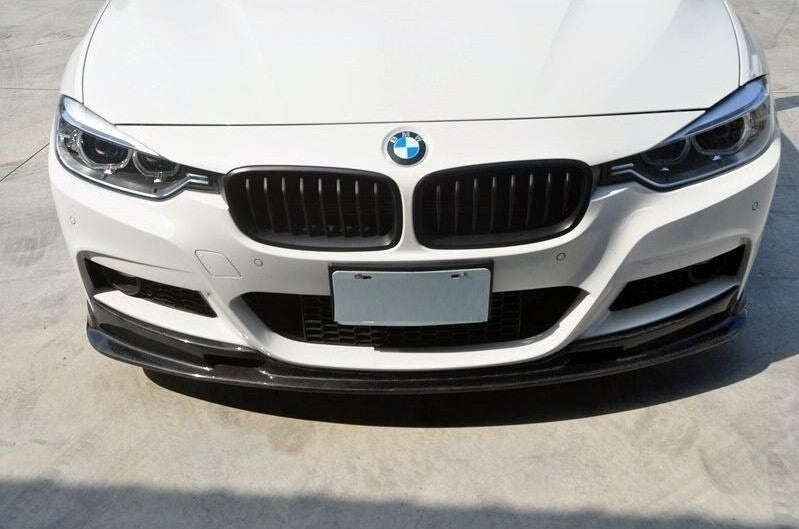 AeroLuxe BMW F30 Spec-3D Carbon Fiber Front Lip