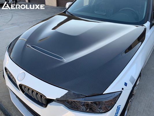 AeroLuxe BMW F30/32 Spec-GTS Carbon Fiber Hood