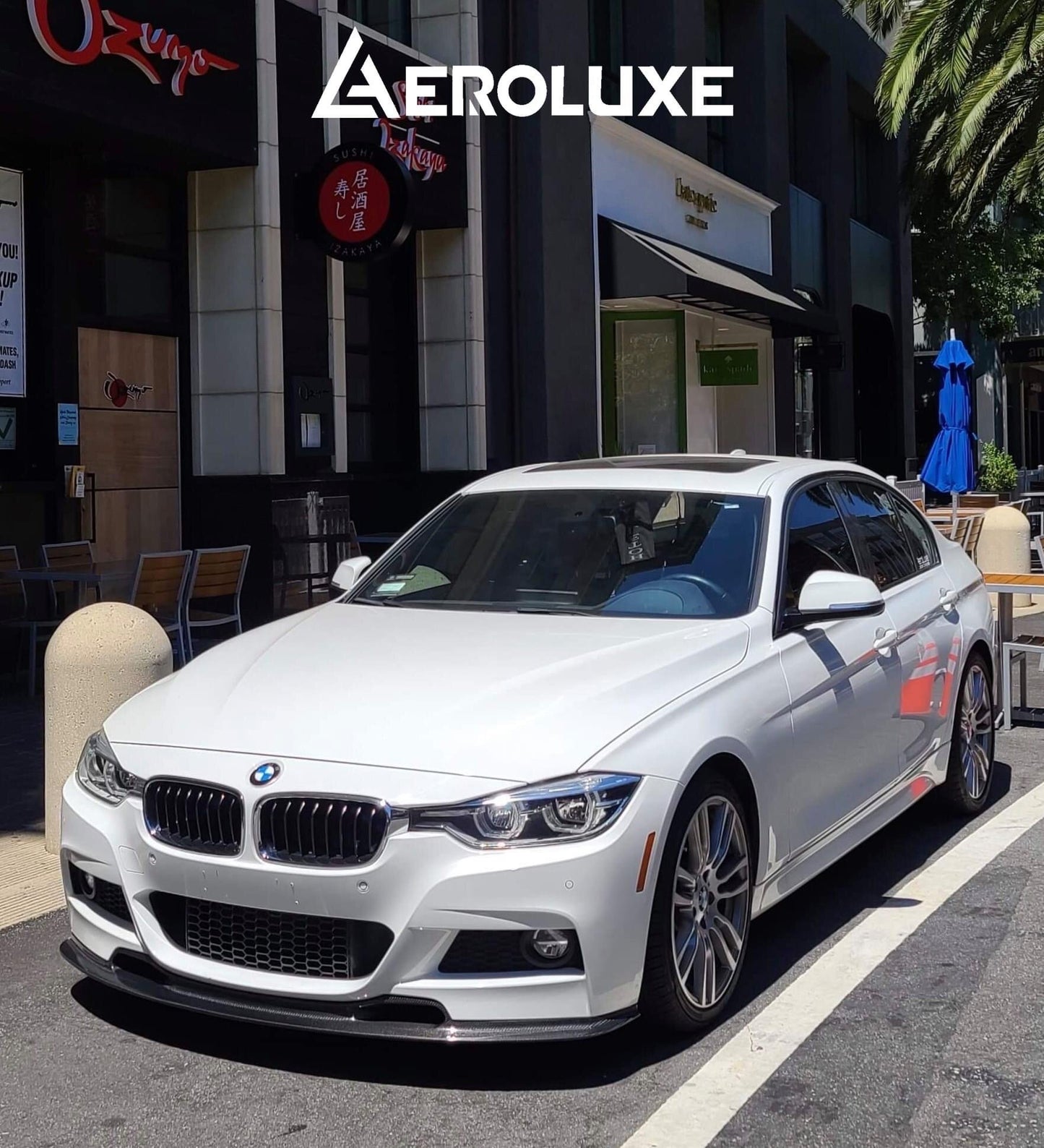 AeroLuxe BMW F30 VRS Style Carbon Fiber Front Lip