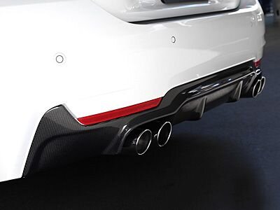 AeroLuxe BMW F32 Spec-3D Carbon Fiber Rear Diffuser