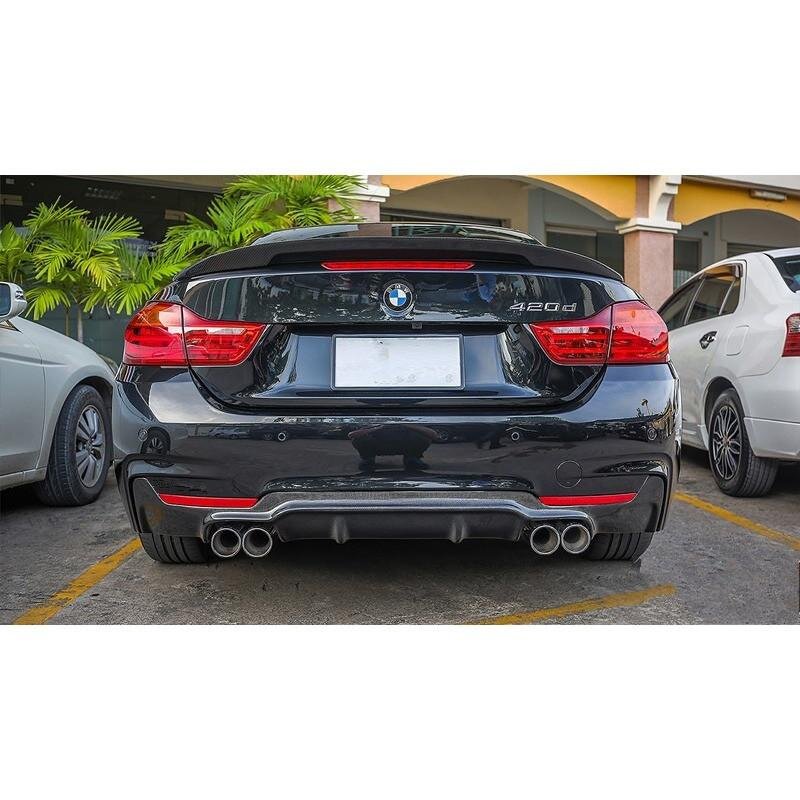 AeroLuxe BMW F32 Spec-3D Carbon Fiber Rear Diffuser