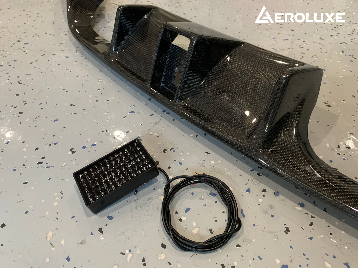 AeroLuxe BMW F87 Spec-KL LED Carbon Fiber Diffuser