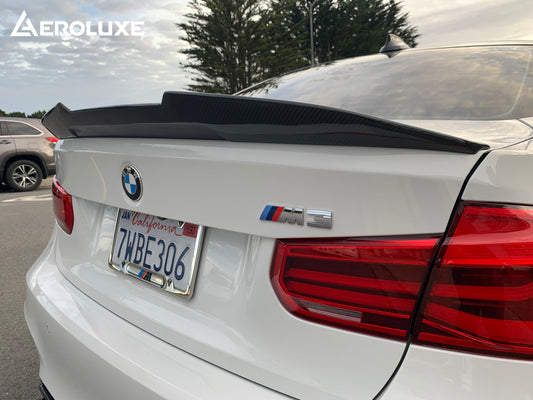 AeroLuxe BMW F30/F80 Spec-GTP Carbon Fiber Spoiler