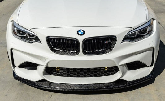 AeroLuxe BMW F87 Spec-GTS Carbon Fiber Front Lip (Non-Competition)