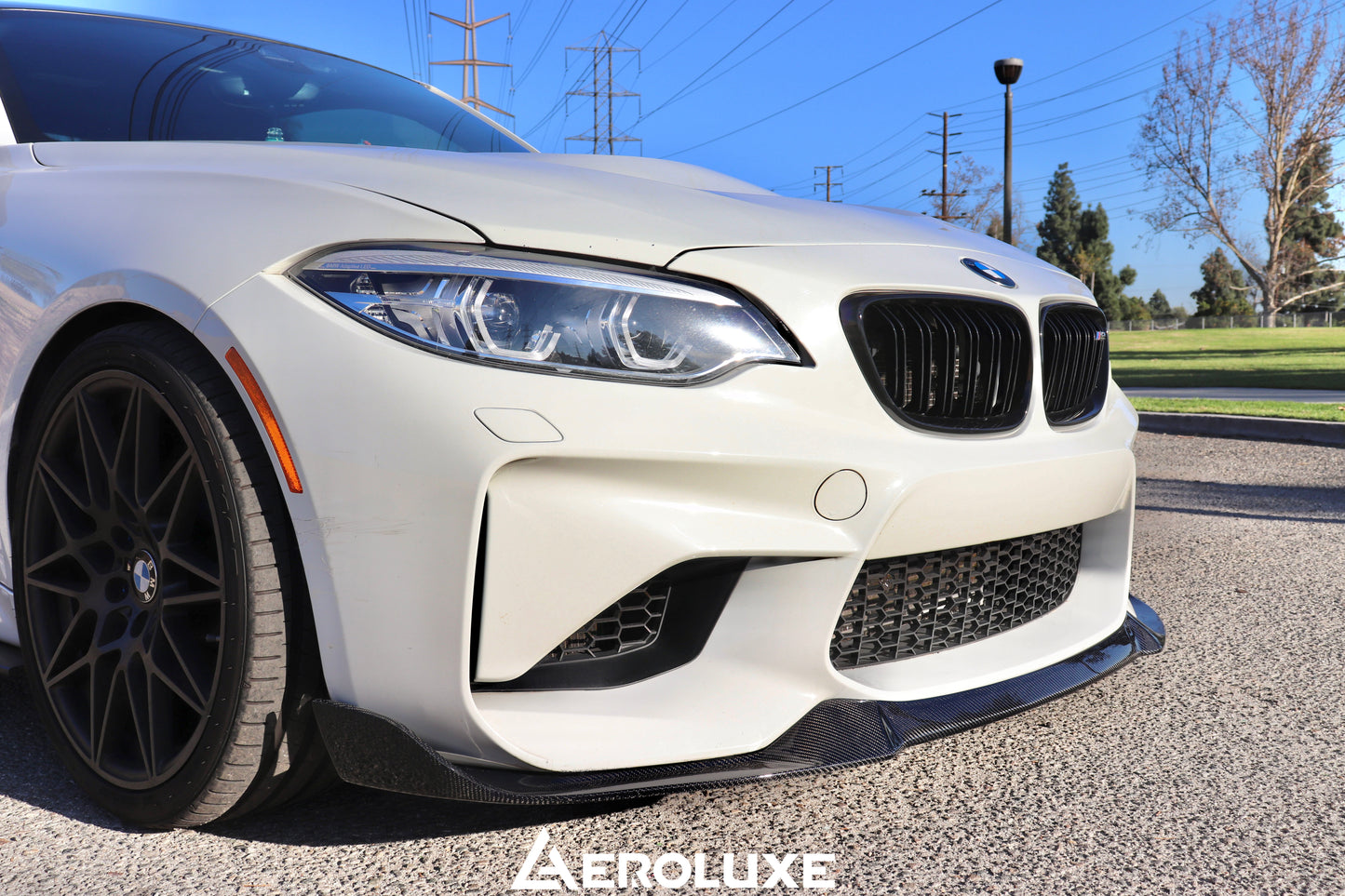 AeroLuxe BMW F87 M2 (Non-Competition) Spec-CS Carbon Fiber Front Lip