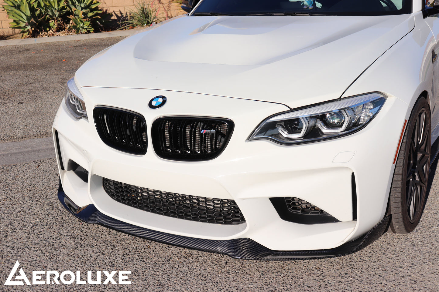 AeroLuxe BMW F87 M2 (Non-Competition) Spec-CS Carbon Fiber Front Lip