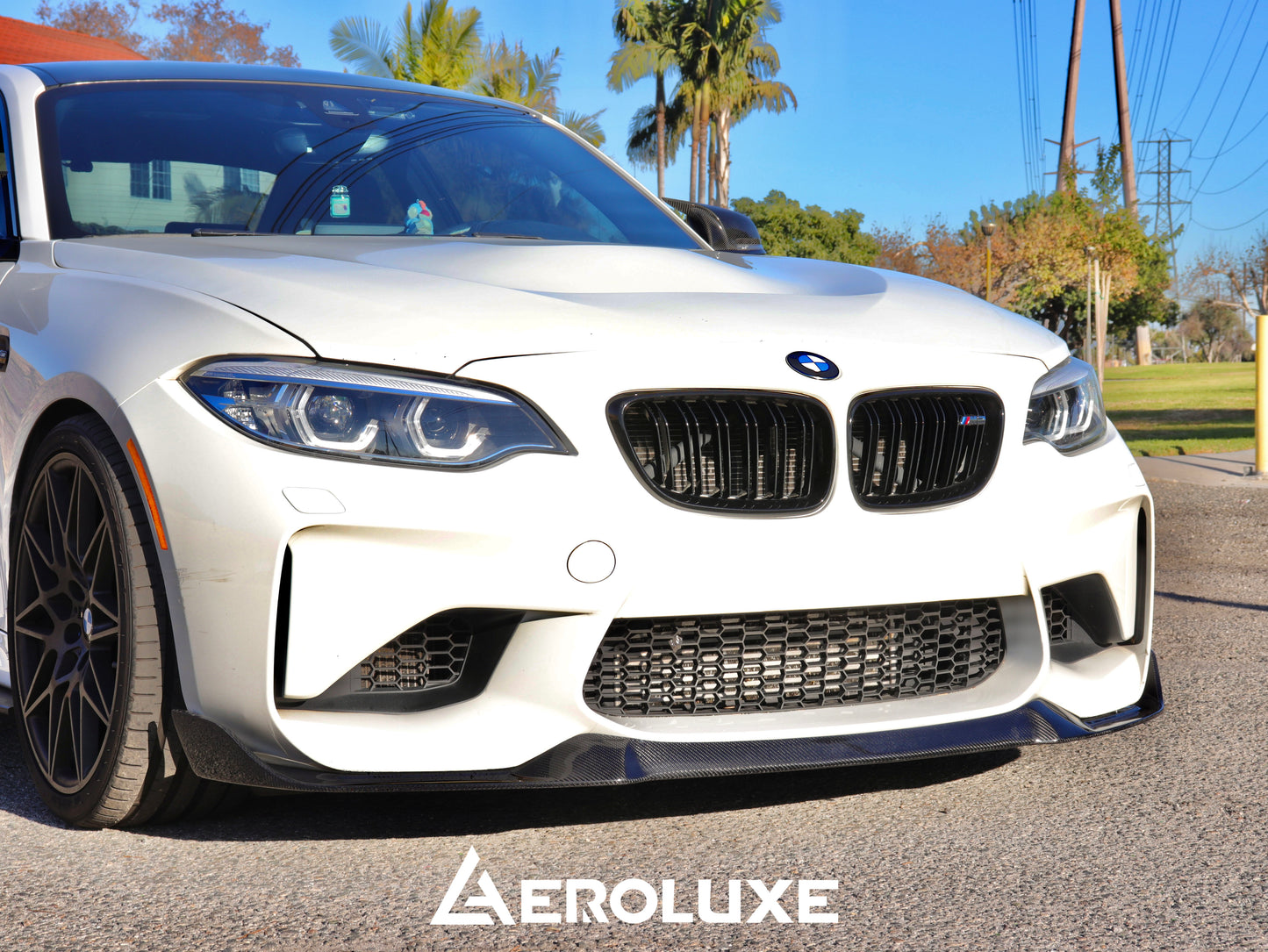 AeroLuxe BMW F87 M2 (Non-Competition) Spec-CS Carbon Fiber Front Lip