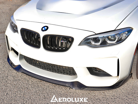 AeroLuxe BMW F87 M2 (Non-Competition) Spec-CS Carbon Fiber Front Lip