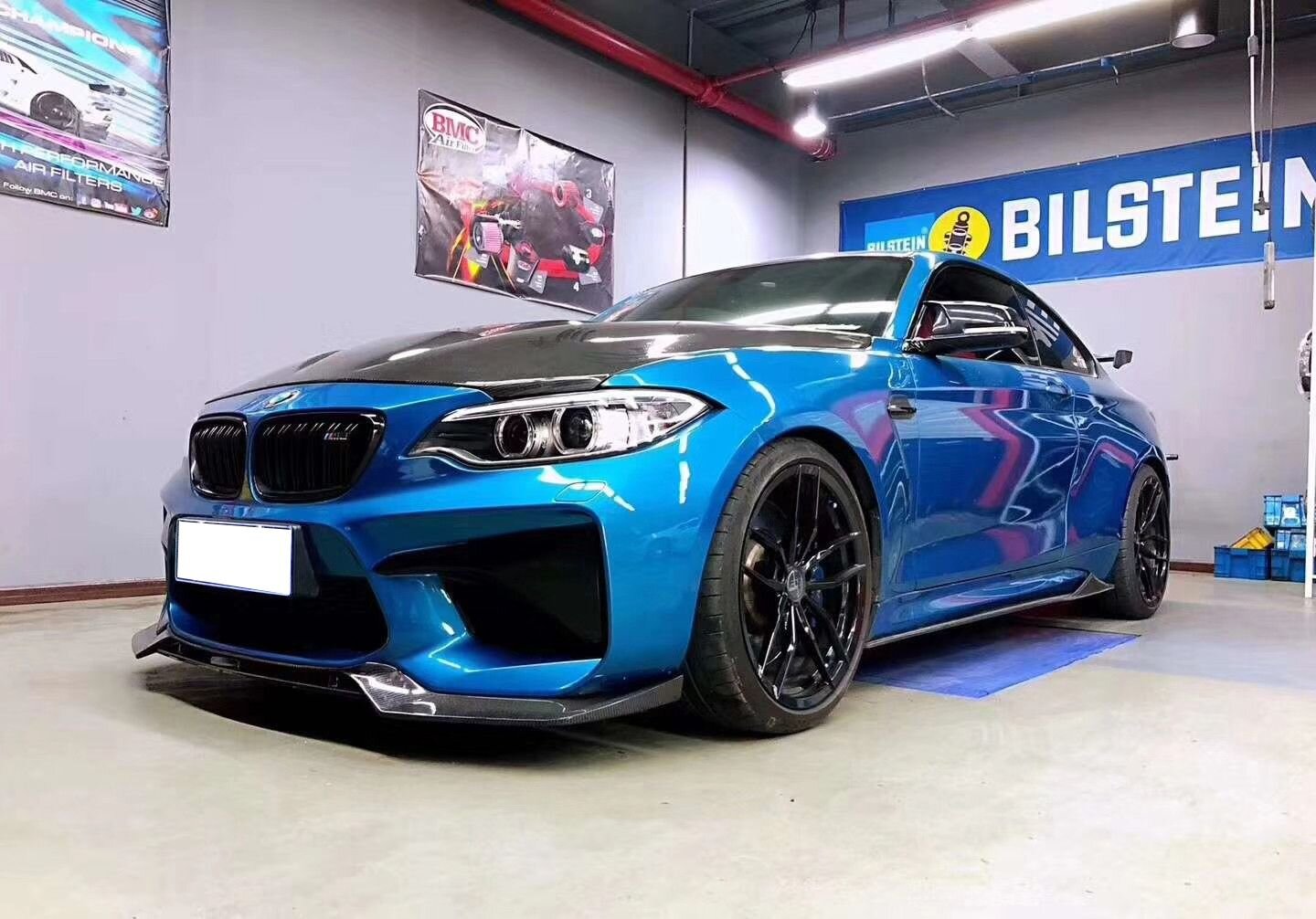 AeroLuxe BMW F87 M2 Spec-V Carbon Fiber Front Lip with Splitter