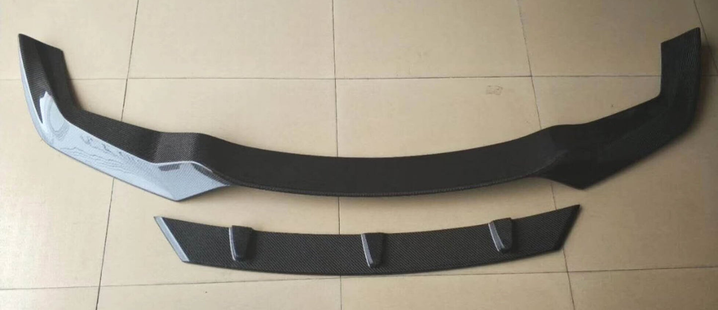 AeroLuxe BMW F87 M2 Spec-V Carbon Fiber Front Lip with Splitter