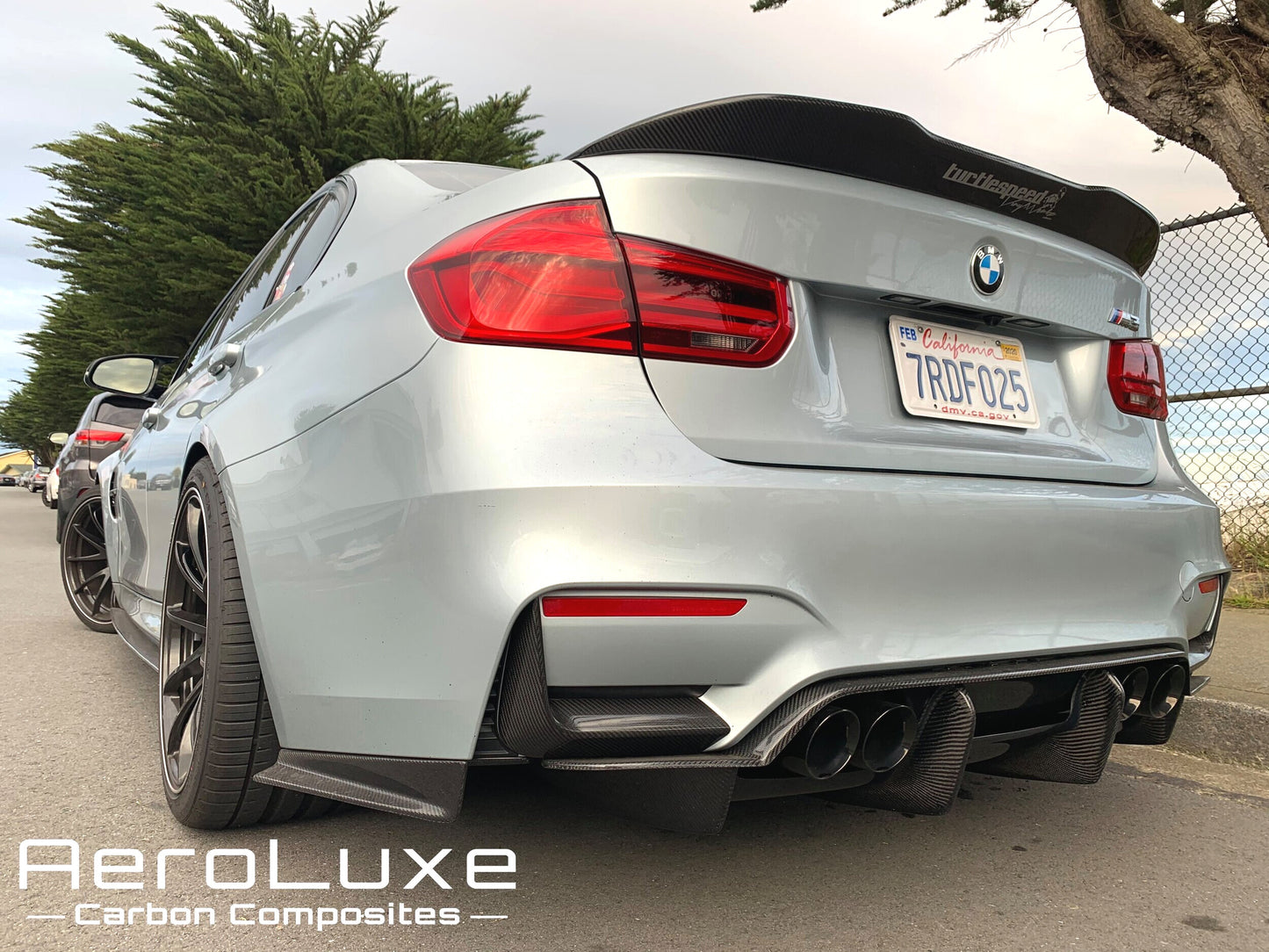 AeroLuxe BMW F80/F82 Spec-GTP 4pc Carbon Fiber Rear Diffuser