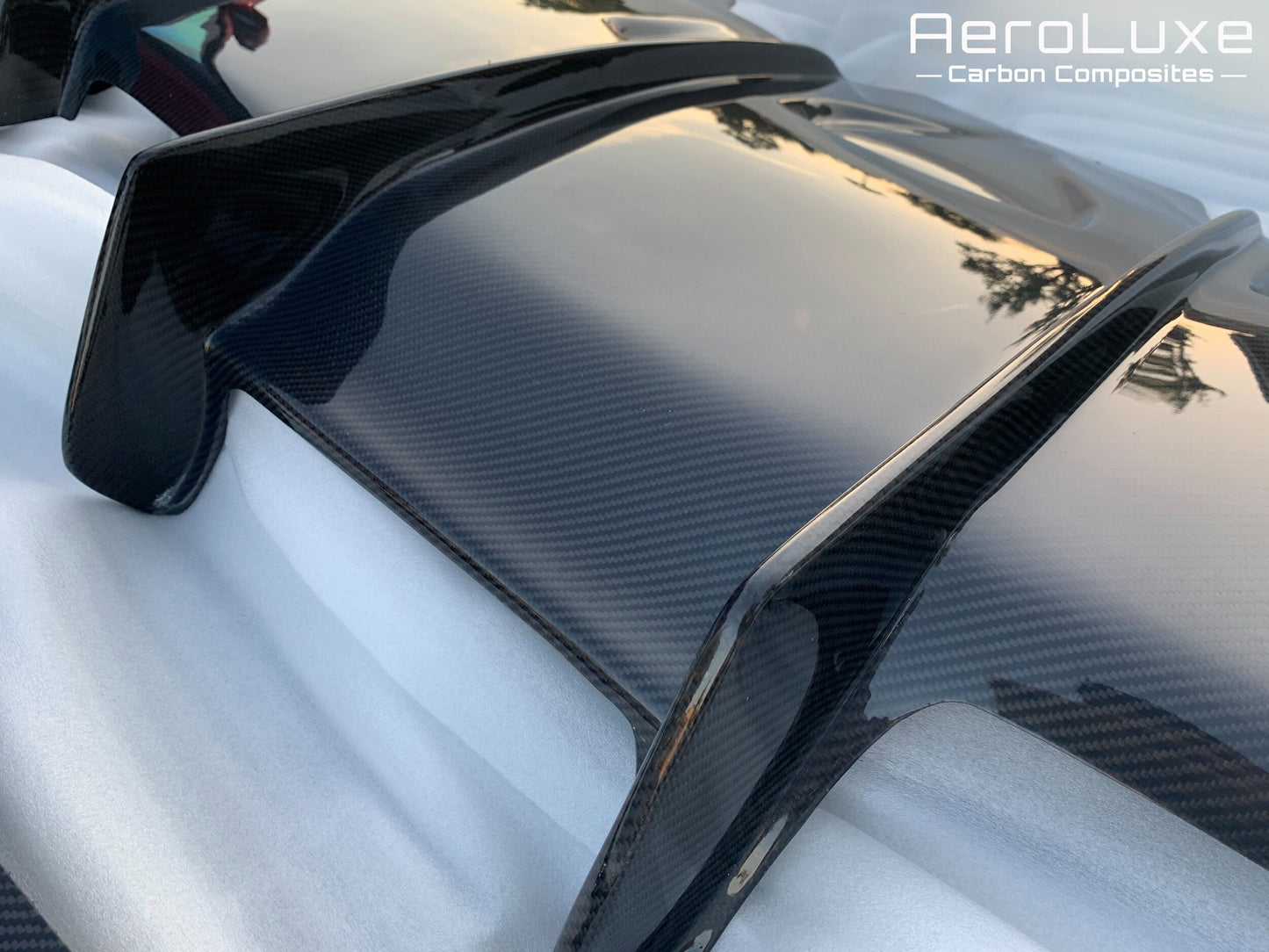 AeroLuxe BMW F80/F82 Spec-GTP 4pc Carbon Fiber Rear Diffuser