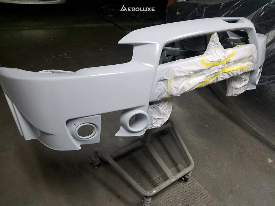 AeroLuxe Evo X Spec-FQ Front Bumper (FRP Lip)