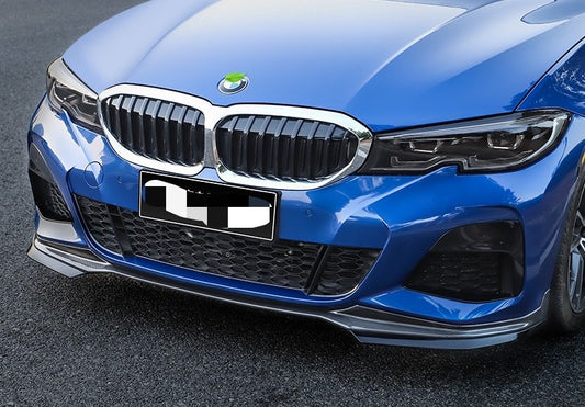 AeroLuxe BMW G20 Spec-MP Carbon Fiber Front Lip (3 PCS)