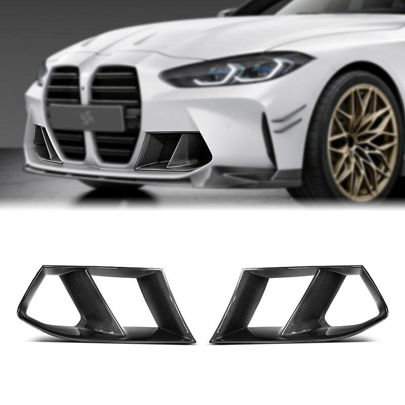 AeroLuxe BMW G80 G82 M3 M4 Spec-MP Dry Carbon Fiber Front Air Ducts