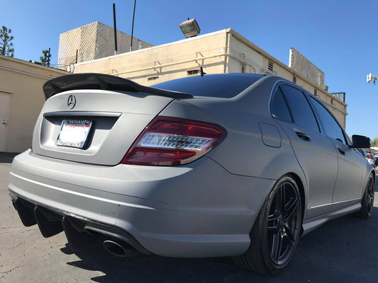 AeroLuxe Mercedes Benz W204 C-class Spec-V Carbon Fiber Spoiler