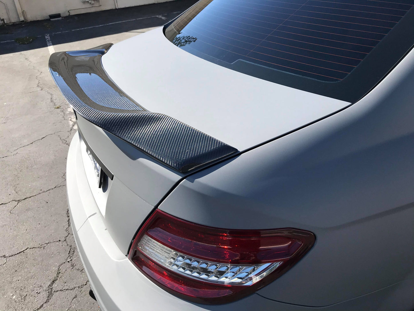 AeroLuxe Mercedes Benz W204 C-class Spec-V Carbon Fiber Spoiler