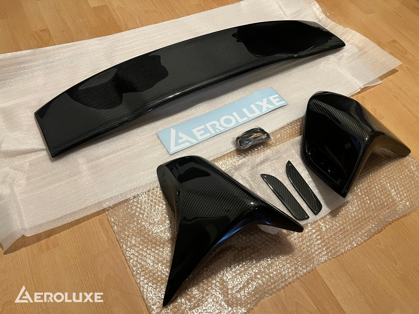 AeroLuxe MkV Supra Spec-SH Carbon Fiber Rear Wing