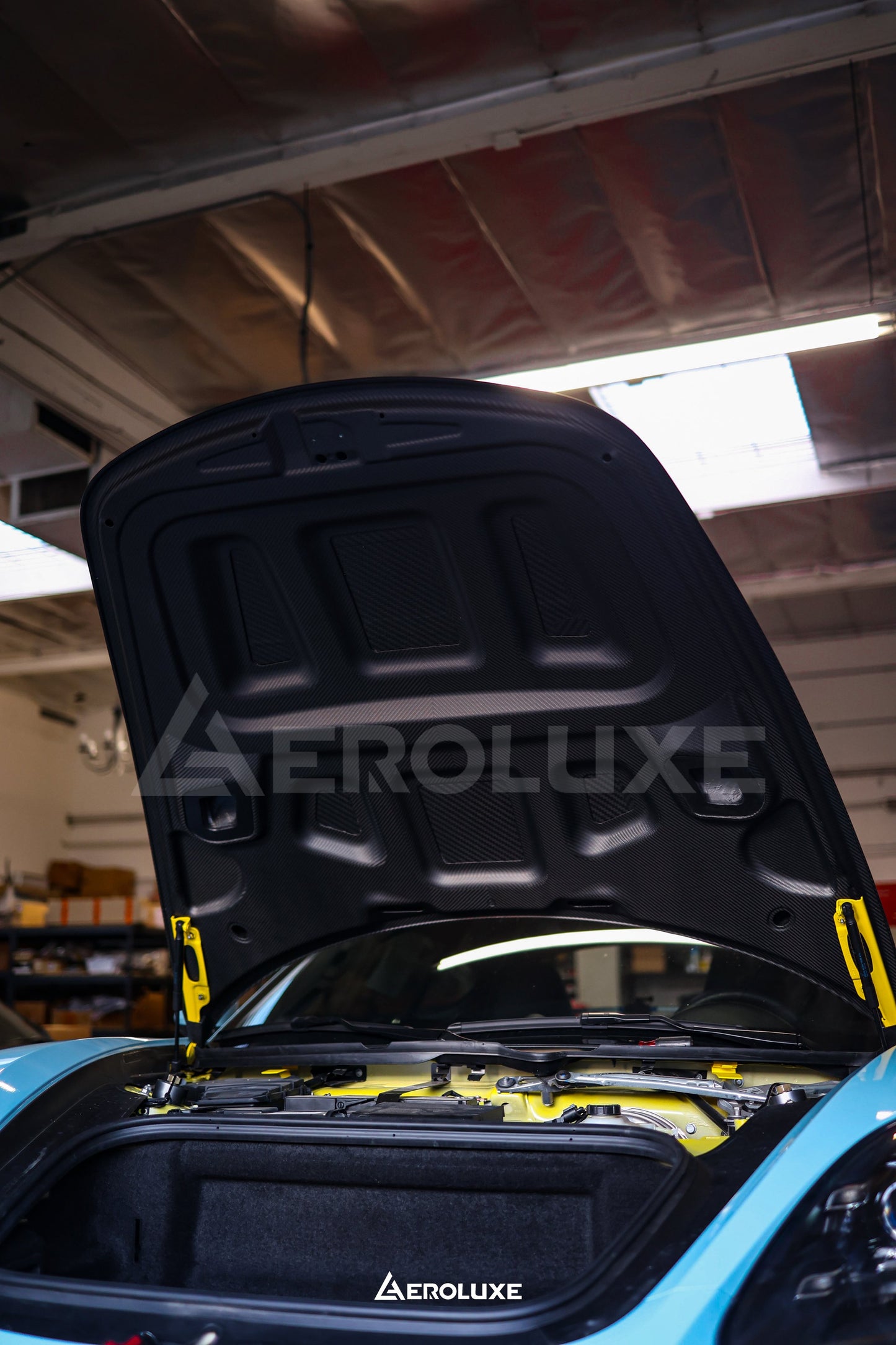 AeroLuxe 718 Cayman Spec-RS Dry Carbon Hood