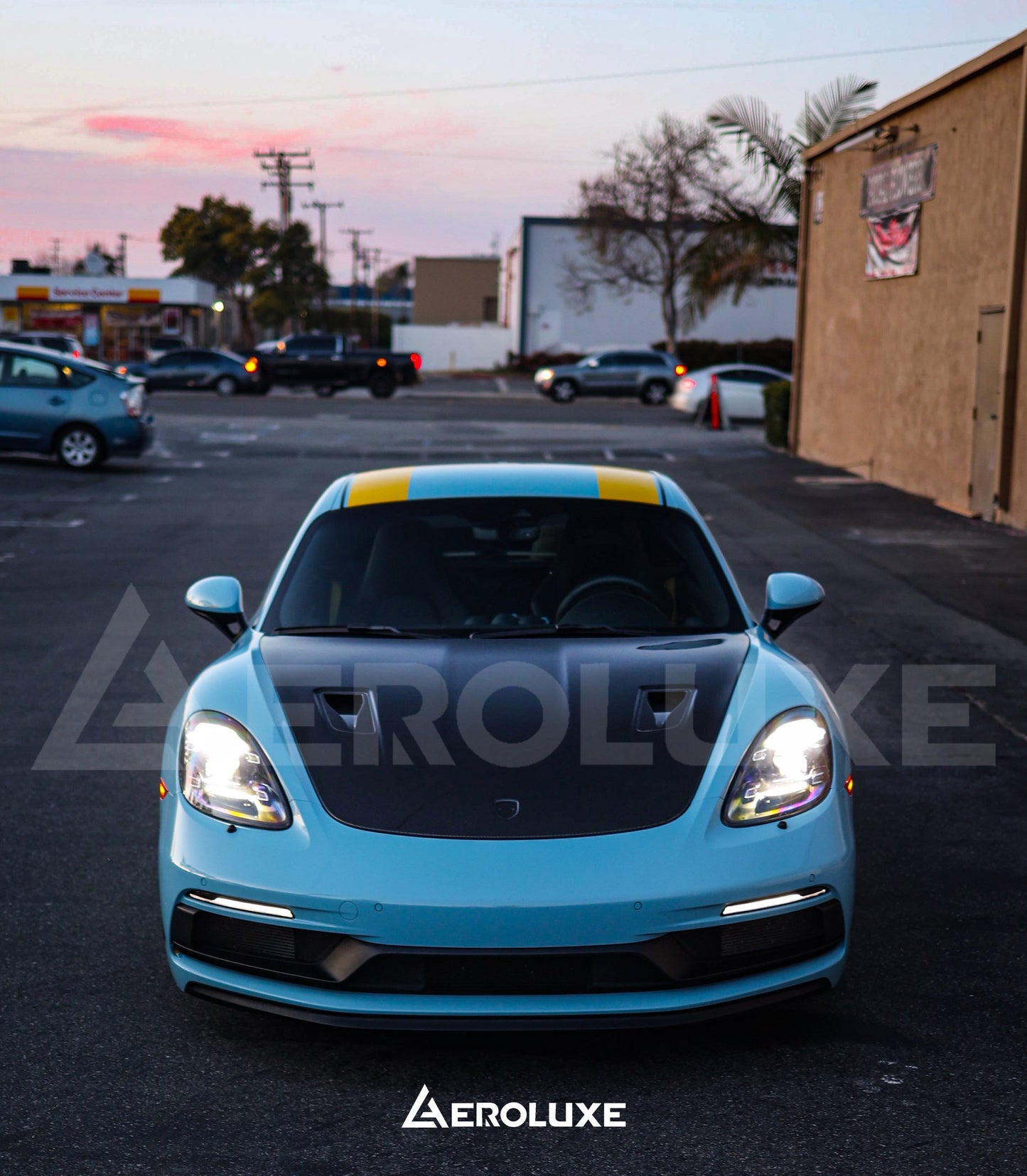 AeroLuxe 718 Cayman Spec-RS Dry Carbon Hood