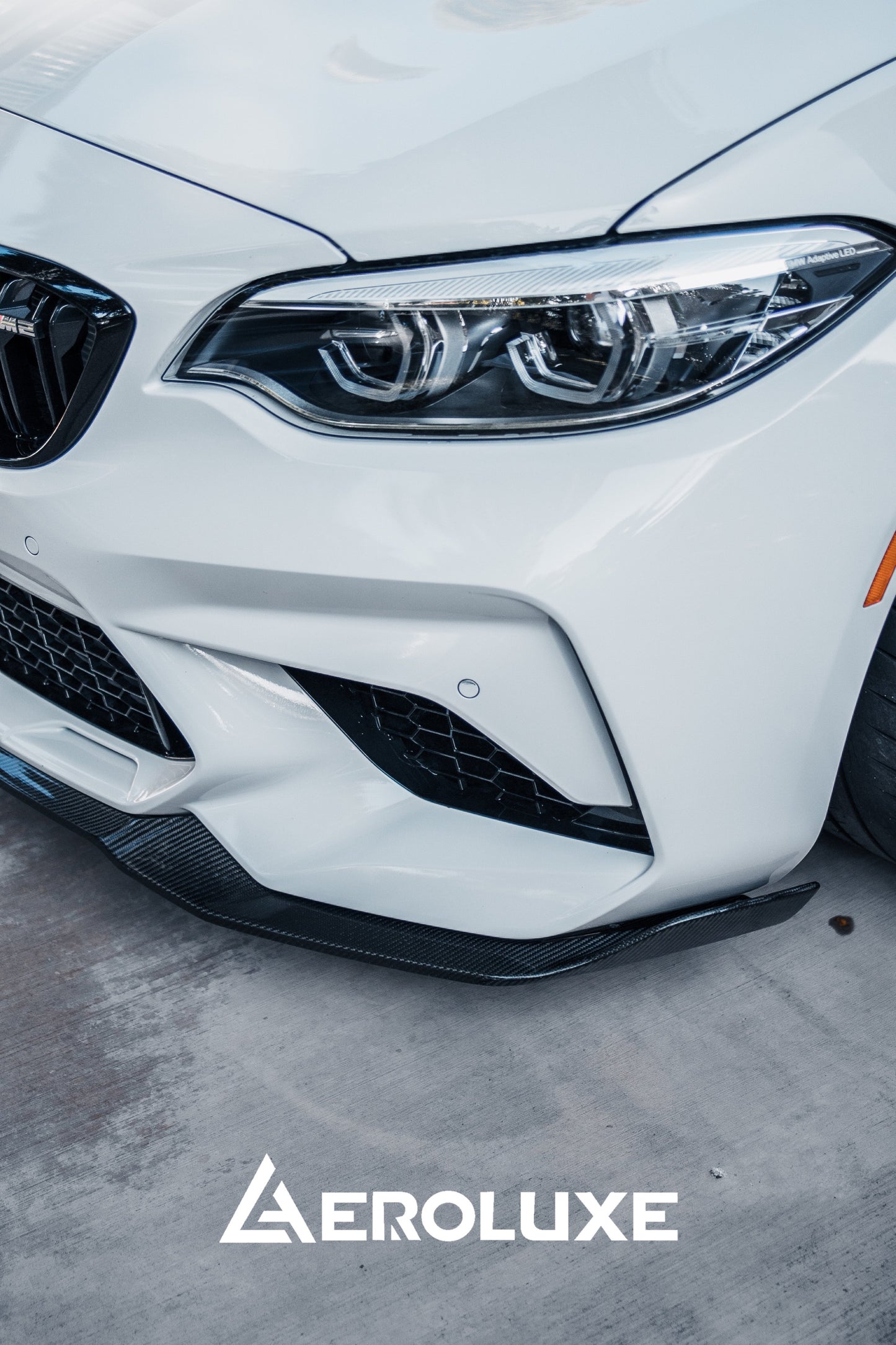 AeroLuxe BMW F87 M2C Spec-CS Carbon Fiber Front Lip