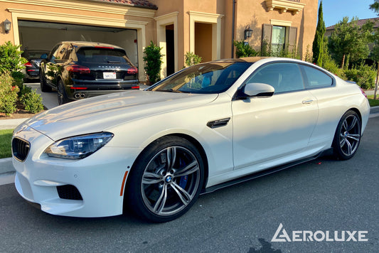 AeroLuxe BMW M6 Spec-M Carbon Fiber Side Skirt Extension