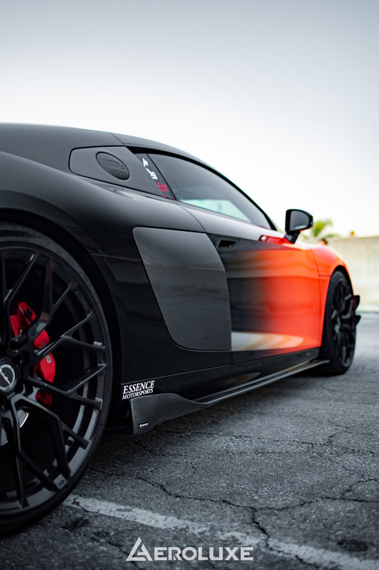 Audi R8 (Gen 2) Spec-M Carbon Fiber Sideskirts