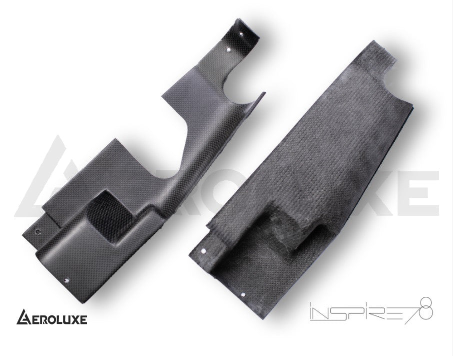 ALX x Inspire78 R33 Spec-NSM 400R Carbon Fiber Air Inlet Guides