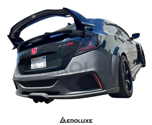 AeroLuxe FK8 Civic Type R Spec-SPN Poly Rear Bumper