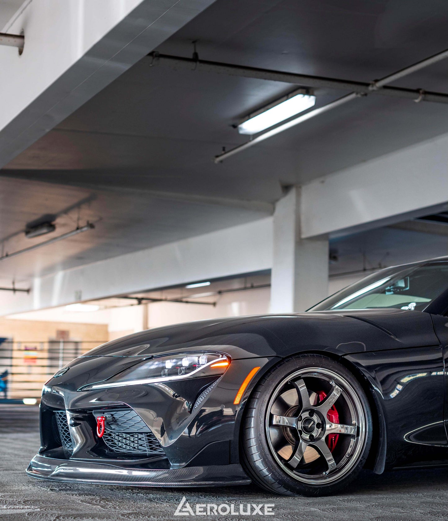 AeroLuxe MkV Supra Spec-HT Carbon Fiber Front Lip