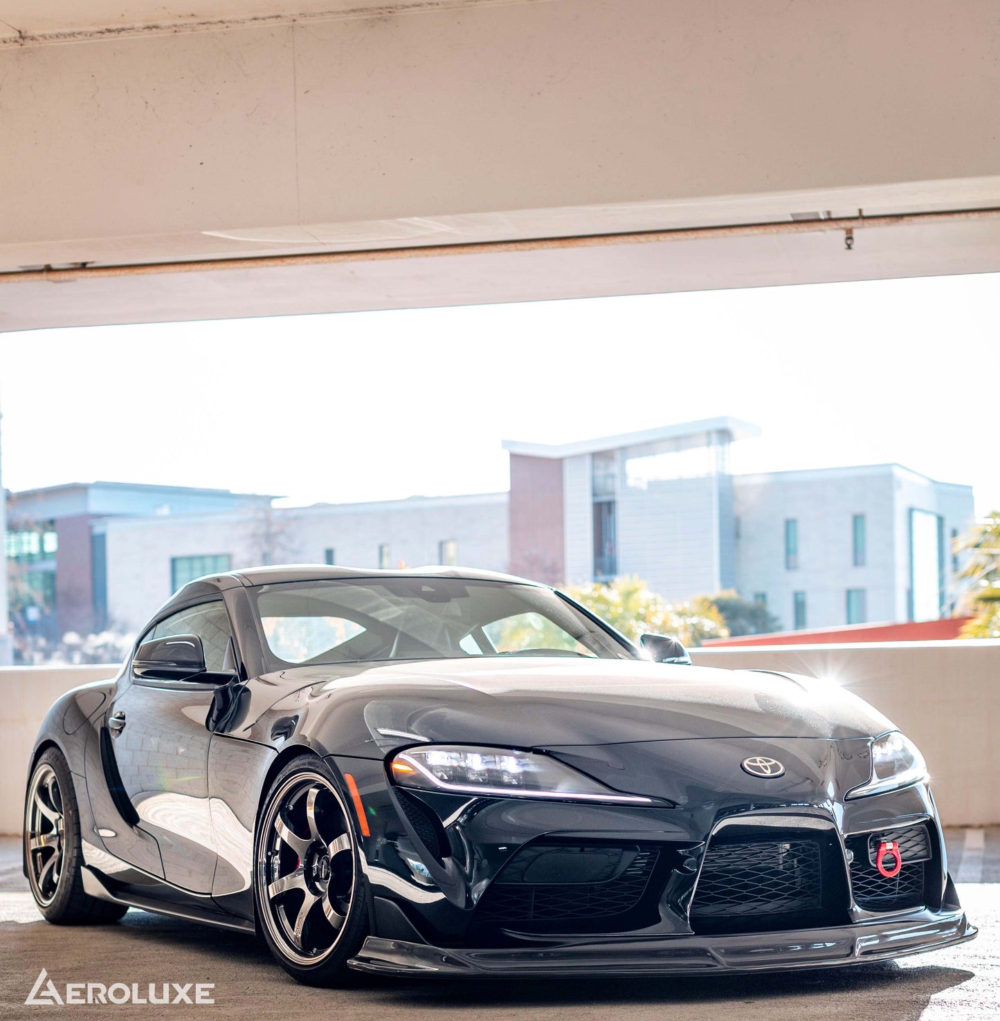 AeroLuxe MkV Supra Spec-HT Carbon Fiber Front Lip