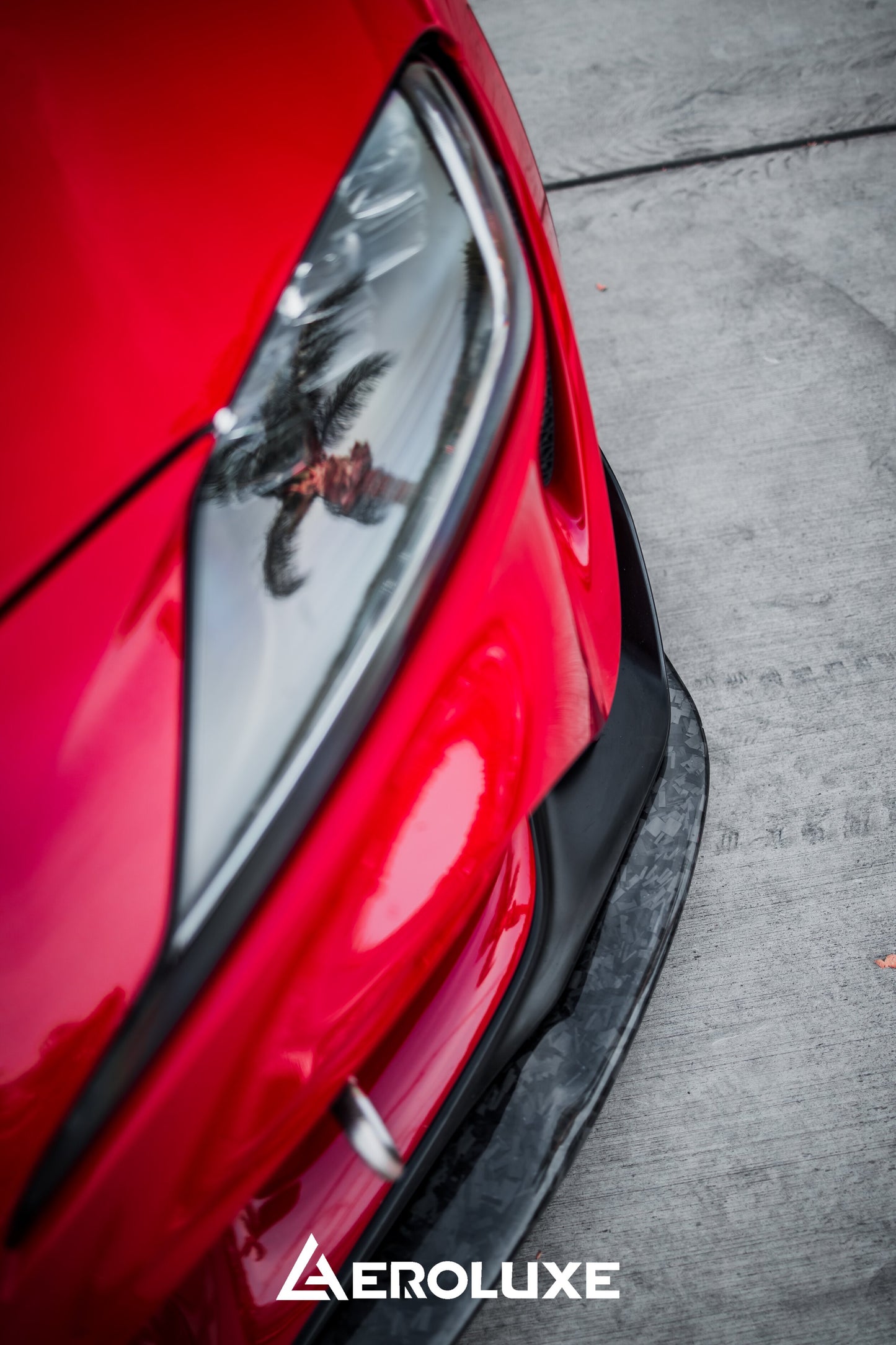 AeroLuxe MkV Supra Spec-R Forged Carbon Fiber Front Lip