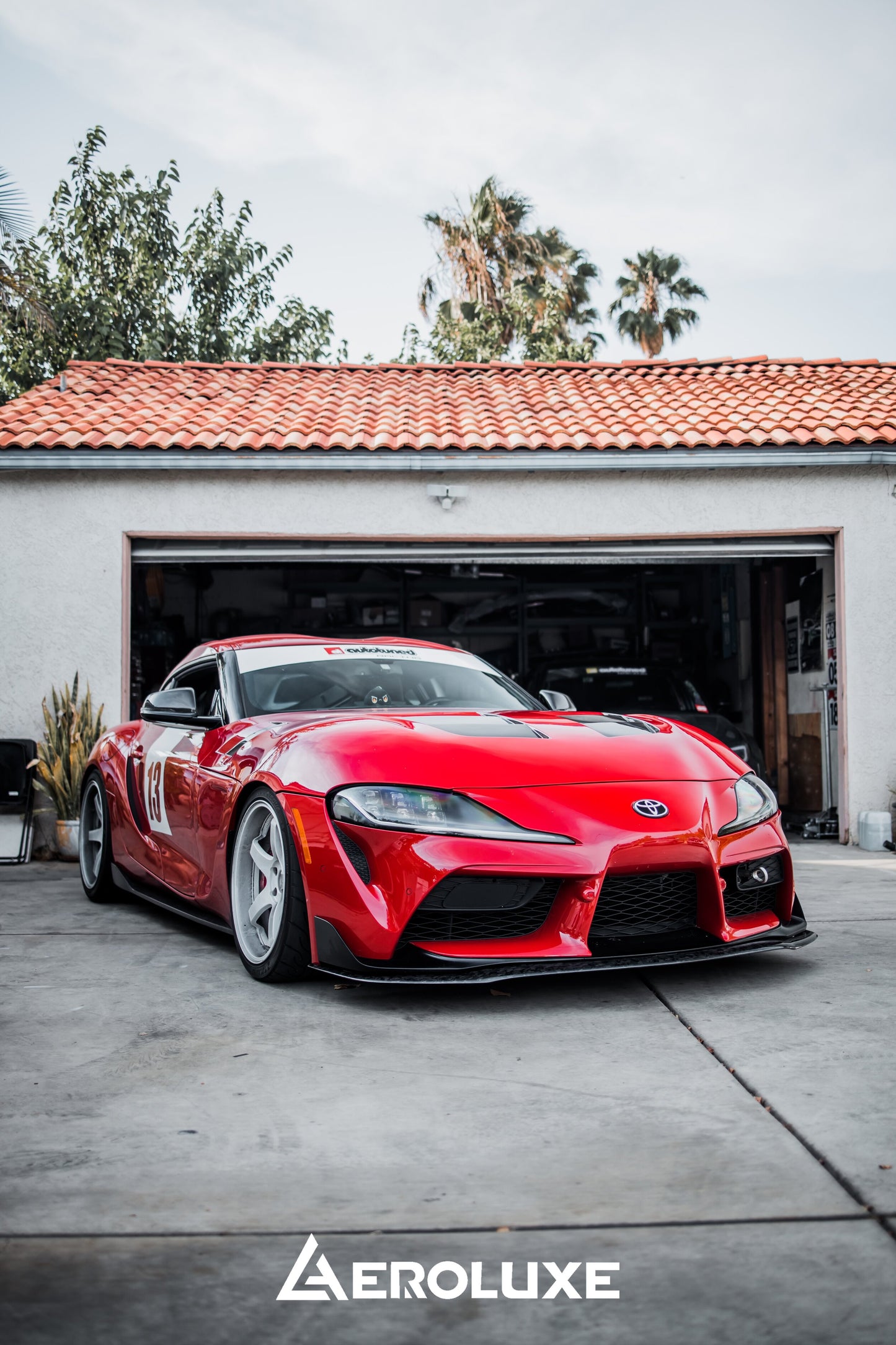 AeroLuxe MkV Supra Spec-R Forged Carbon Fiber Front Lip